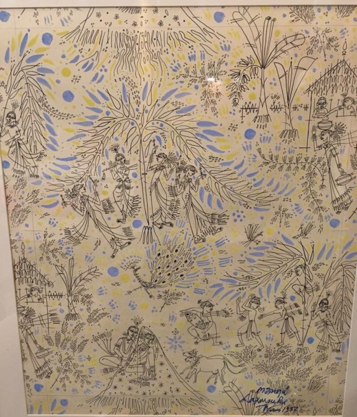 Gitagovinda — Radha & Krishna pastoral, Paris 1957