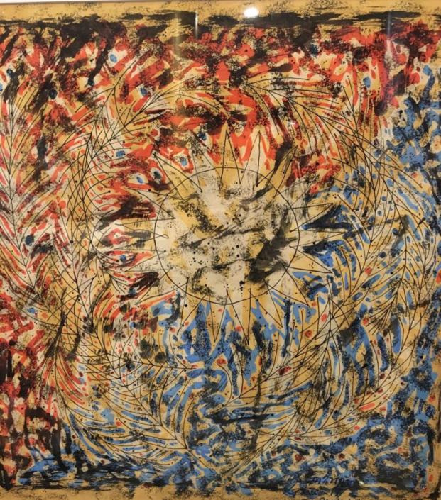 Fire & Water — spiral abstract, Musical Moods era